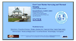 Desktop Screenshot of eastcoastmarinesurveying.com